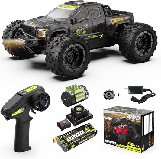 Top Speed 60+ MPH Brushless RC Truck - Ultimate Off-Road Thrills!
