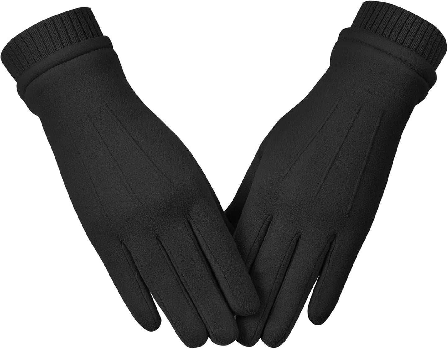 Kebesu Women's Wool Lined Touchscreen Gloves