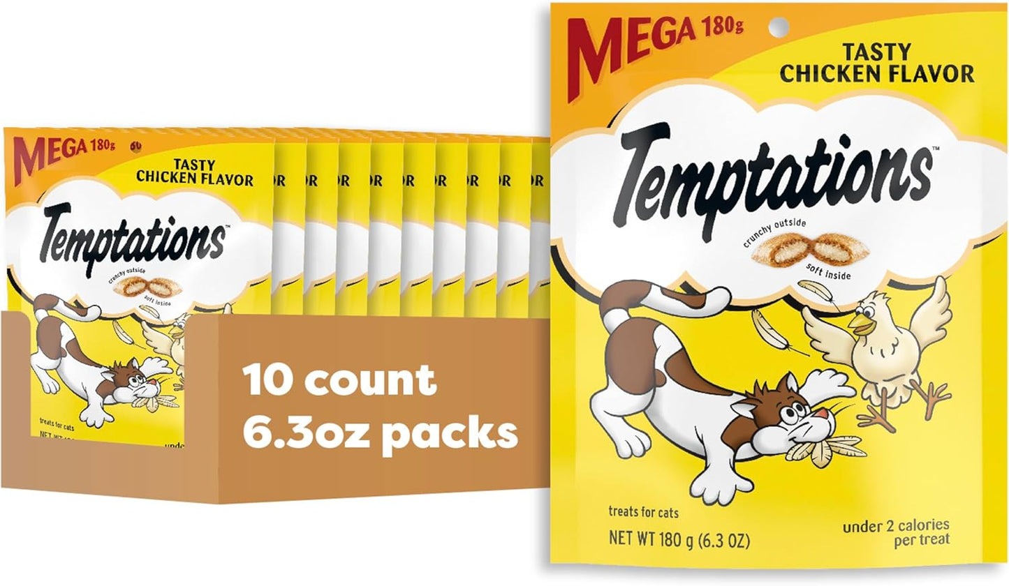 Temptations Classic Crunchy and Soft Cat Treats for Cats