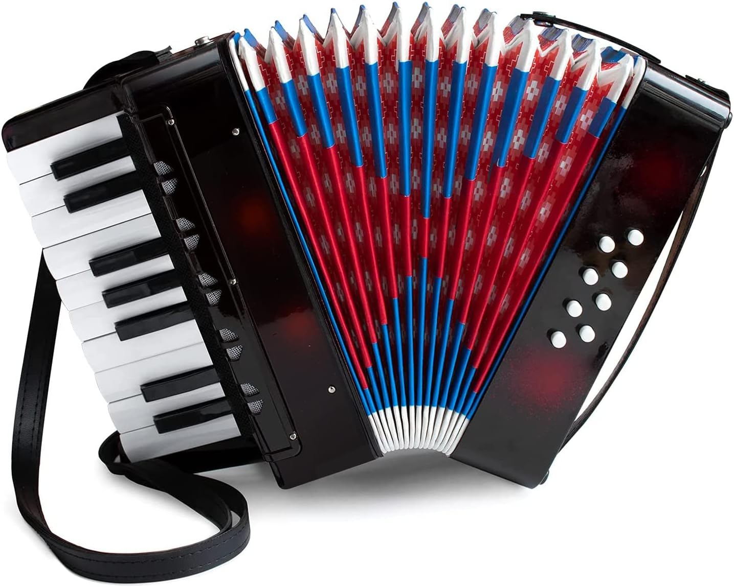 Kids Accordion, 17 Key Mini Instrument for Young Musicians