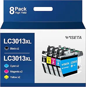High Capacity LC3013 Ink Cartridge Replacement for Brother Printers