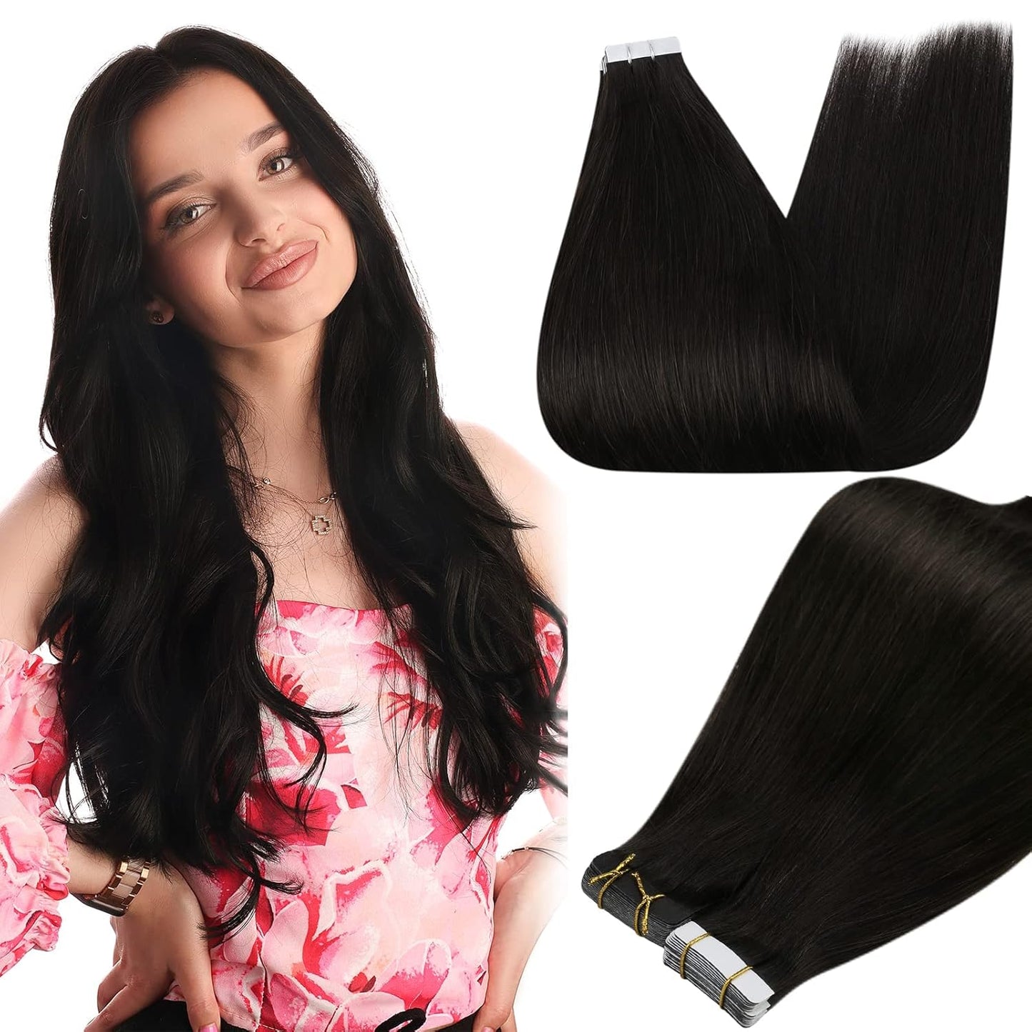 Full Shine 22Inch Tape in Hair Extensions for Seamless Volume