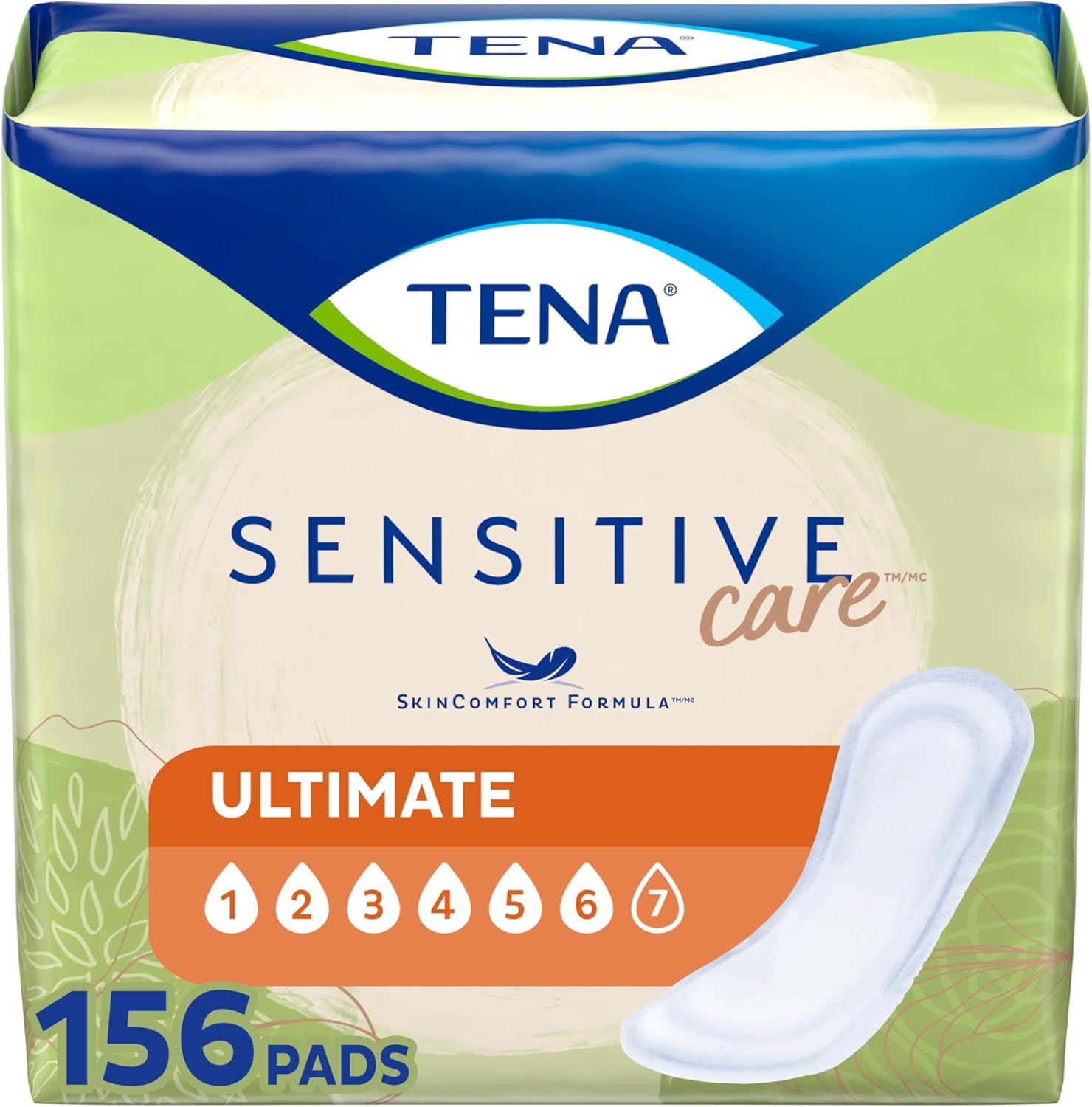 Tena Sensitive Care Incontinence Pads for Ultimate Absorbency