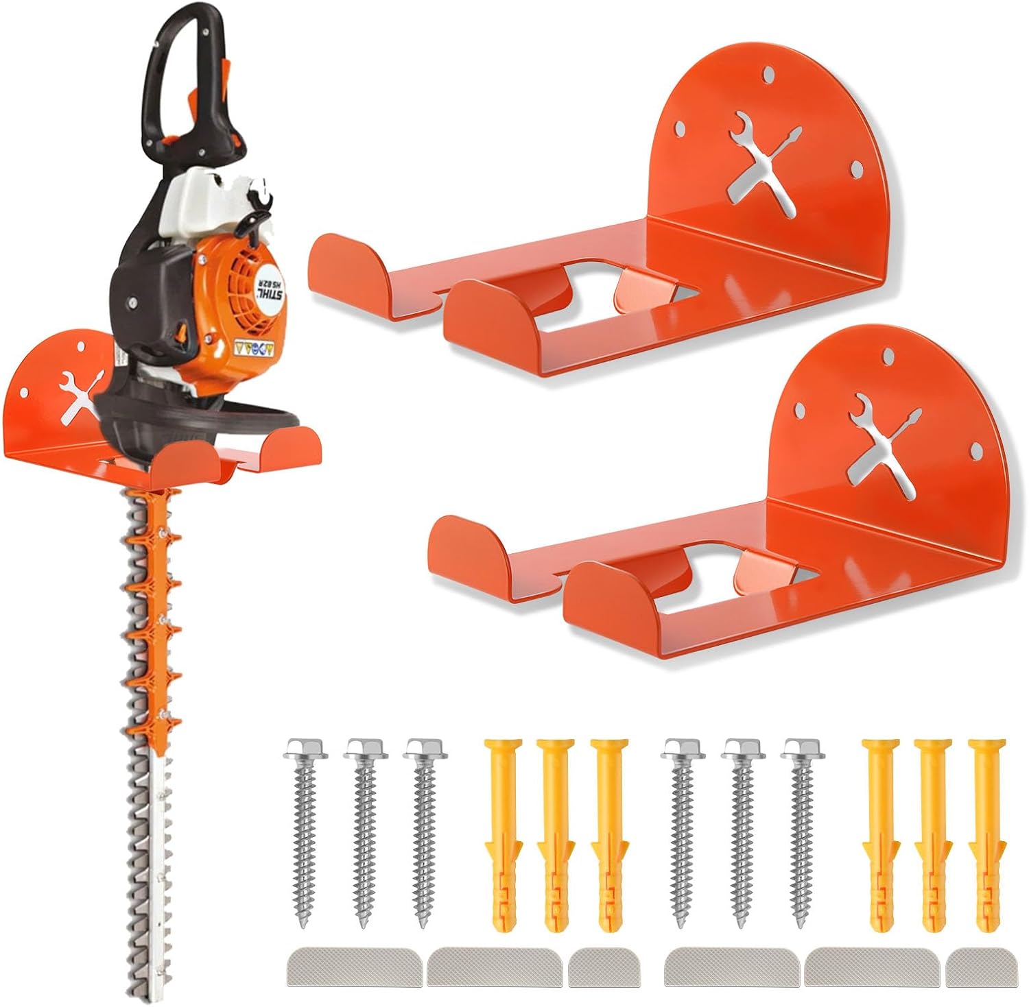Upgraded Trimmer Rack Wall Mount - Heavy Duty Tool Organizer