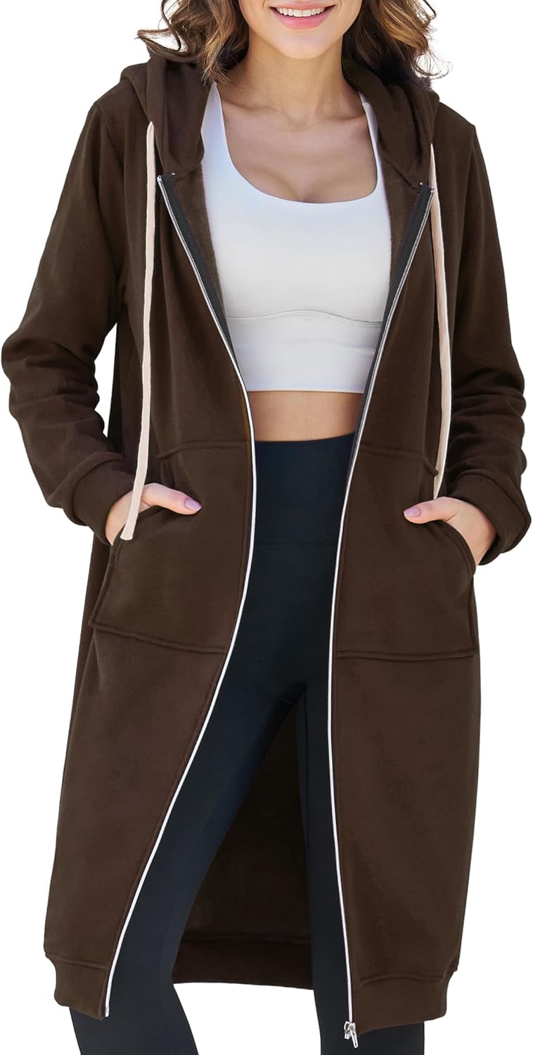 Ablanczoom Hoodies for Women: Cozy Full Zip Sweatshirt Style