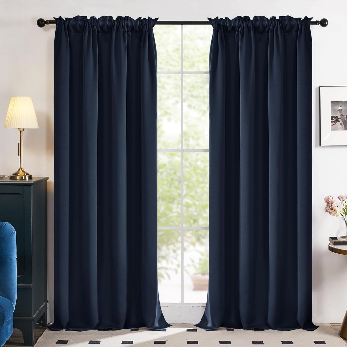 Deconovo Blackout Curtains for Bedroom and Living Room Use