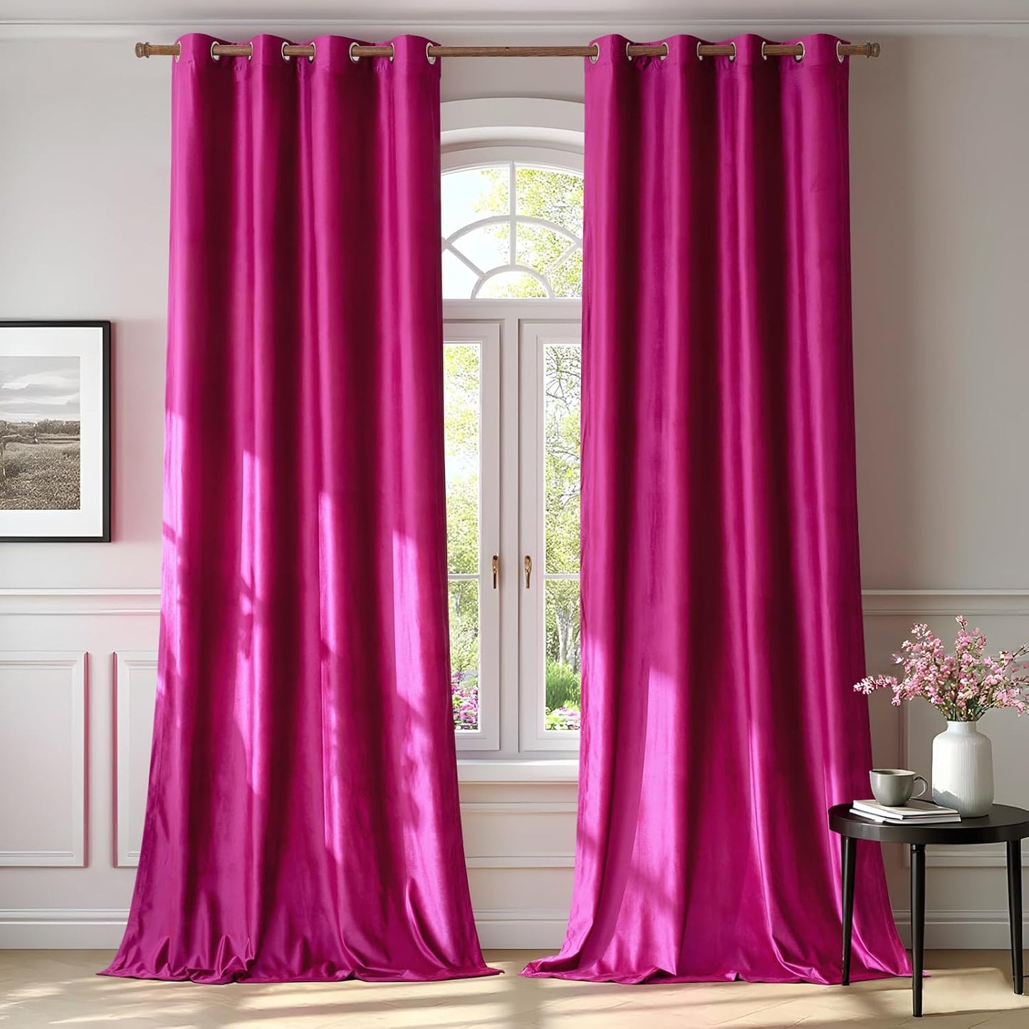 Luxurious Velvet Blackout Curtains for Living Room and Bedroom