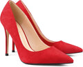 COLETER Women's 4 Inch Pointy Toe Stiletto Pumps - Elegant Heel colors