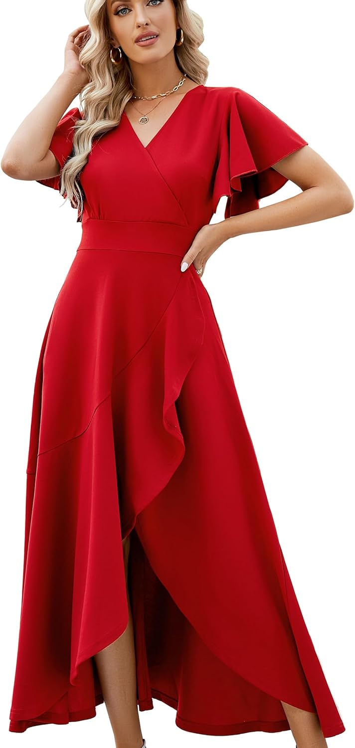 Long Black Formal Dresses for Women Evening Party Gowns