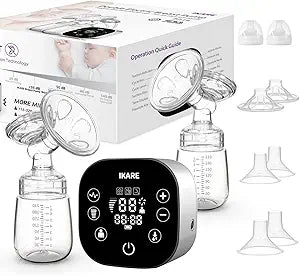 IKARE Hospital Grade Double Electric Breast Pump for Moms