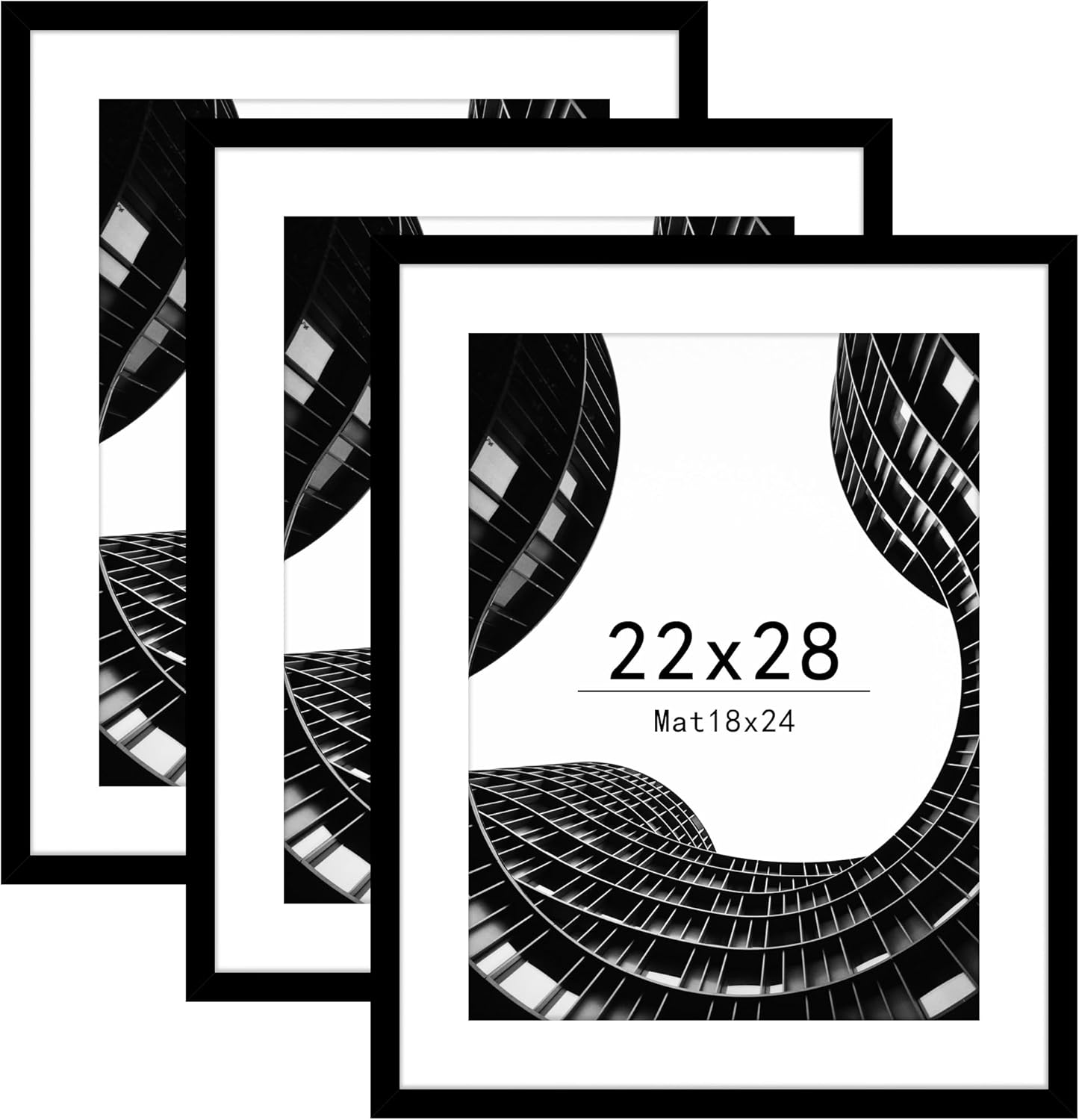 22x28 Picture Frame Set of 3 for Stunning Wall Displays