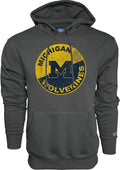 Blue 84 Men's Hoodie Vintage Cap Dark Heather - Wolverines Gamewear