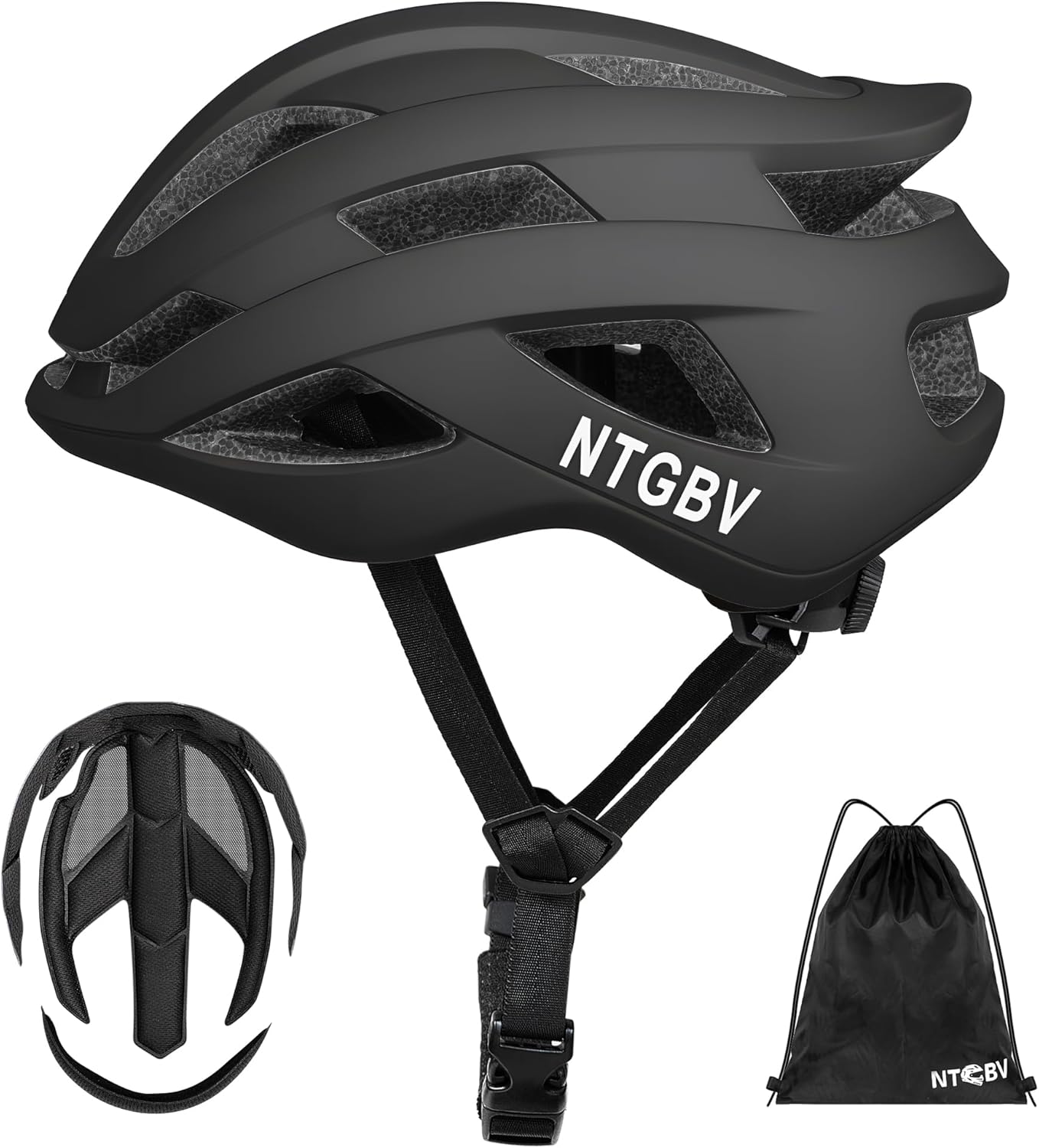 Adult Bike Helmet for Men and Women with Adjustable Fit
