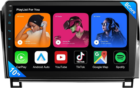8-Core Car Radio for Toyota Tundra & Sequoia with Wireless CarPlay