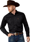 Ariat Mens Solid Twill Shirt - Western Casual with Comfortable Fit