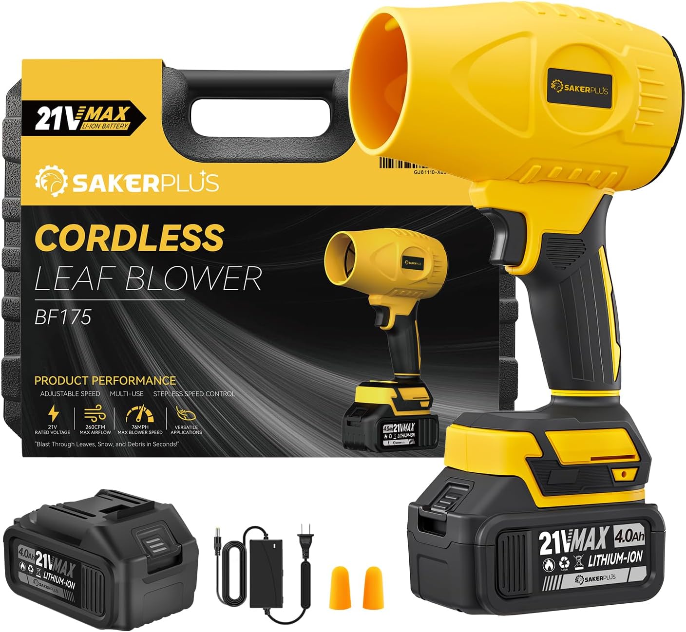 Portable Dust Cleaner with Adjustable Speed for Lawn Cleaning
