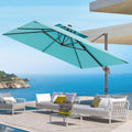 9ft x 12ft Double Top Cantilever Patio Umbrella - Large Offset Shade