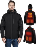 Heated Jacket for Men with 16000mAh Battery Pack - Windproof Warmth
