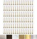 Liberty Premium Door Stop 3 in Brass Plated - 96 Pack