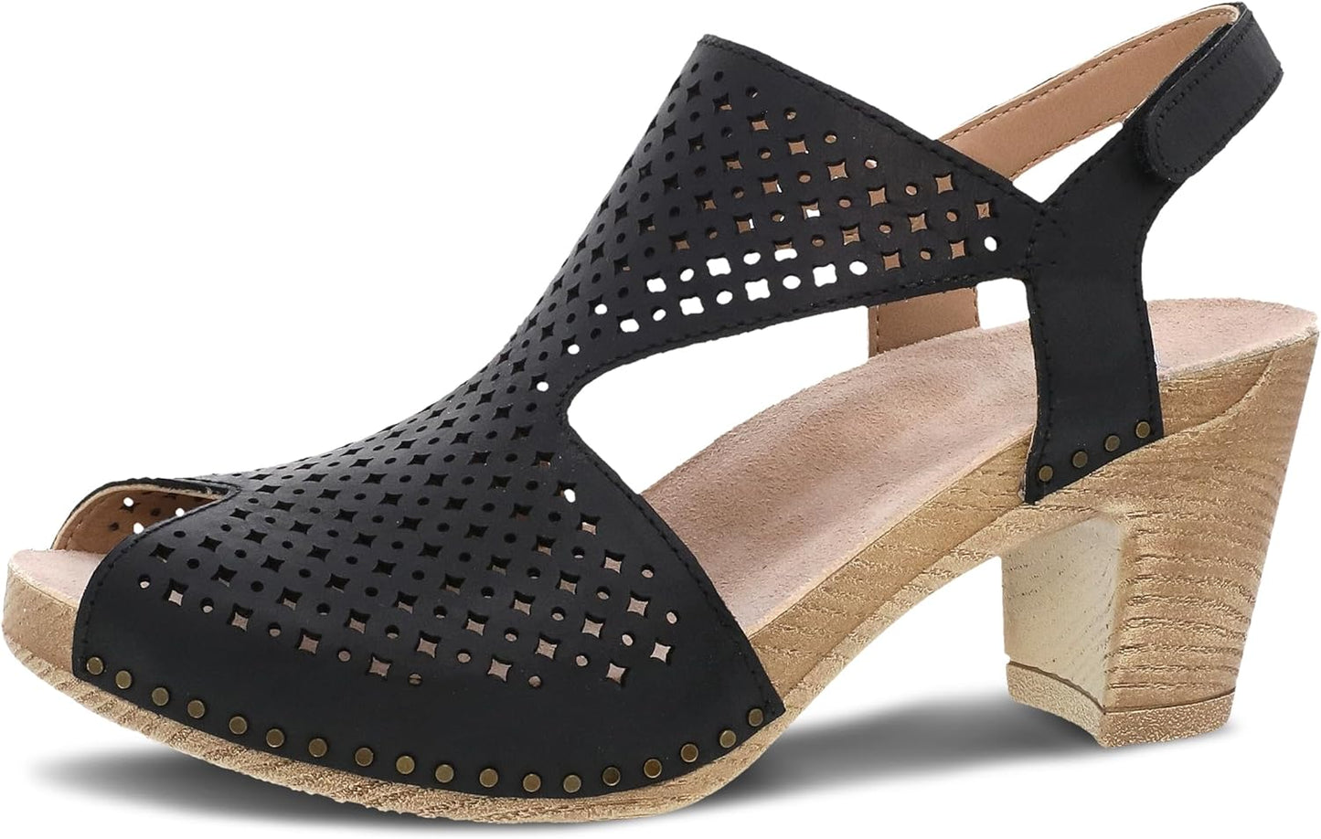Dansko Teagan Stylish Peep Toe Sandal for Women with Comfort
