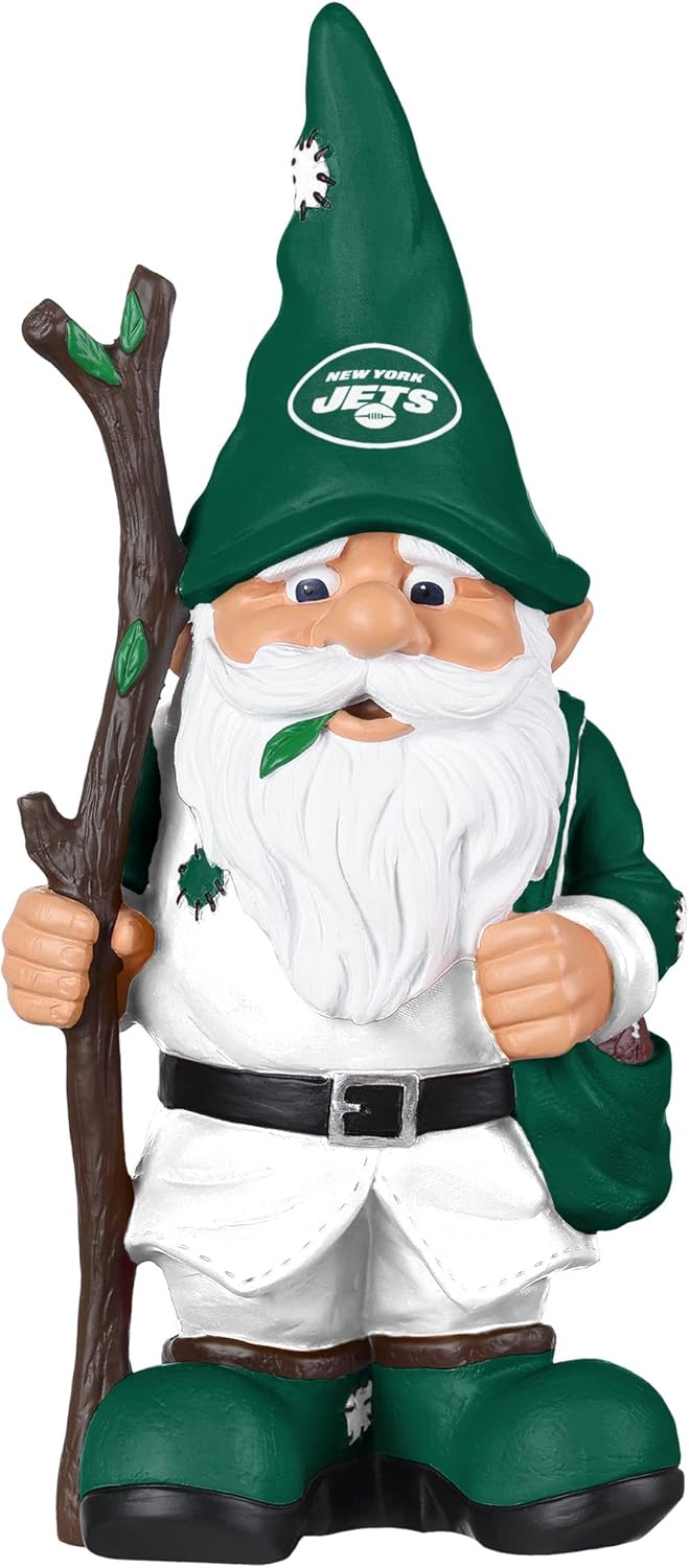 FOCO NFL Unisex-Adult Team Logo Holding Stick Garden Statue