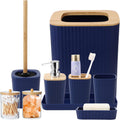 Blue Bathroom Set Navy Blue Bathroom Accessories Set - Complete Kit