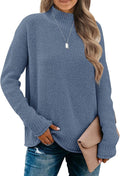Stylish Long Sleeve Turtleneck Sweater for Women by MEROKEETY