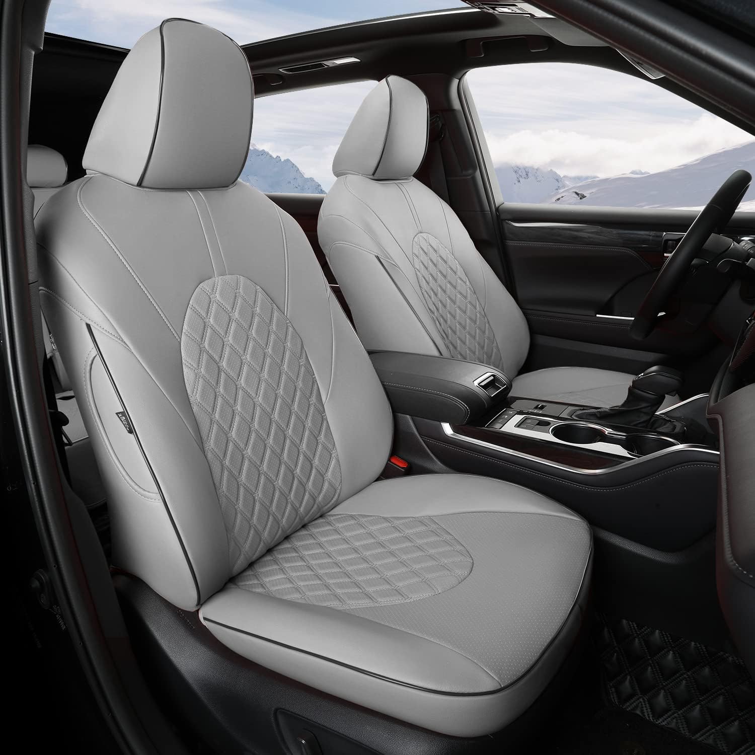 Customized Full Set Car Seat Covers for Toyota Highlander 2020-2025
