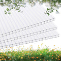 2 ft x 4 ft 0.16 in Twin-Wall Polycarbonate Panels - Clear Protection