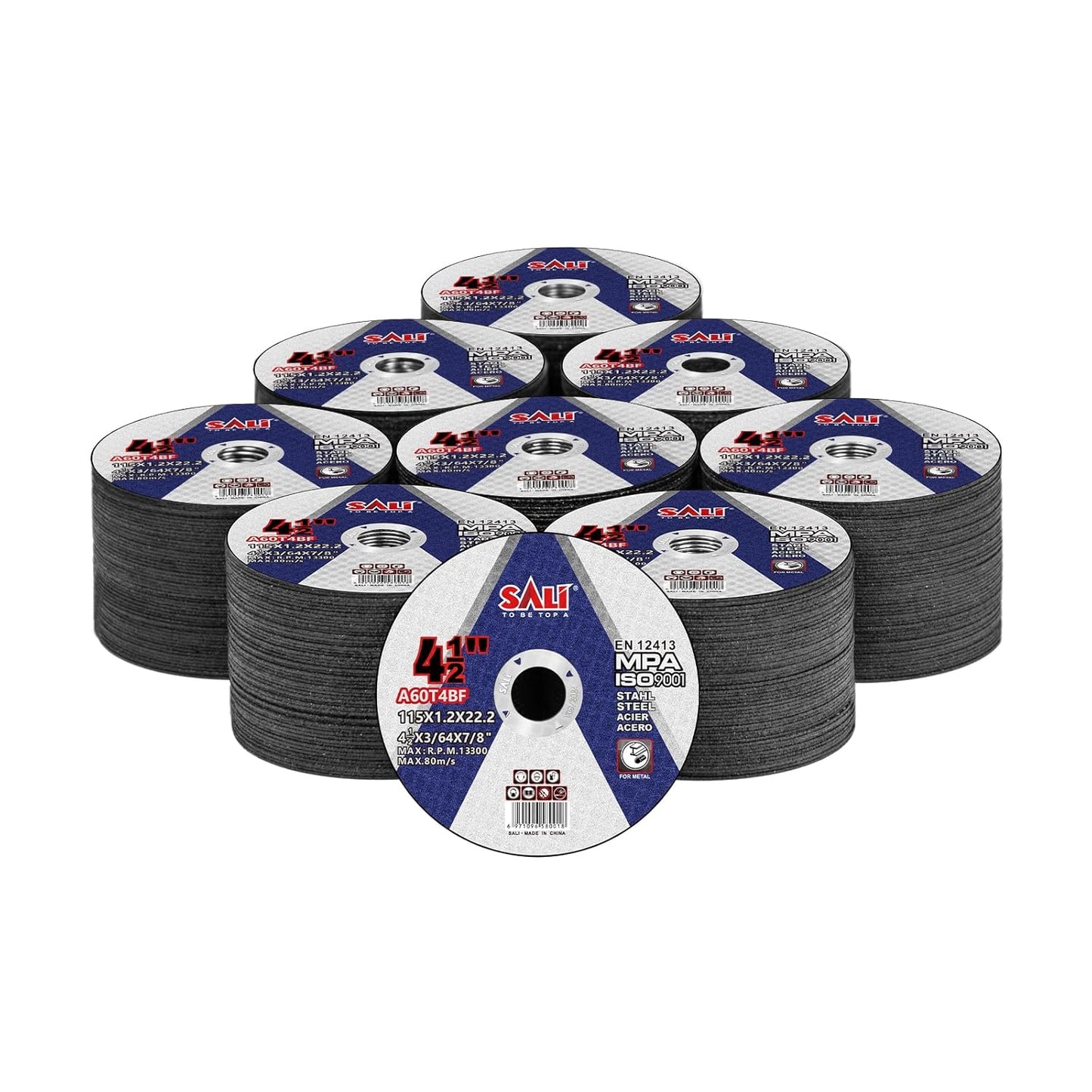 SALI 400 Pack 4-1/2 Cutting Wheels: Aggressive Metal & Stainless Steel Cutting Discs