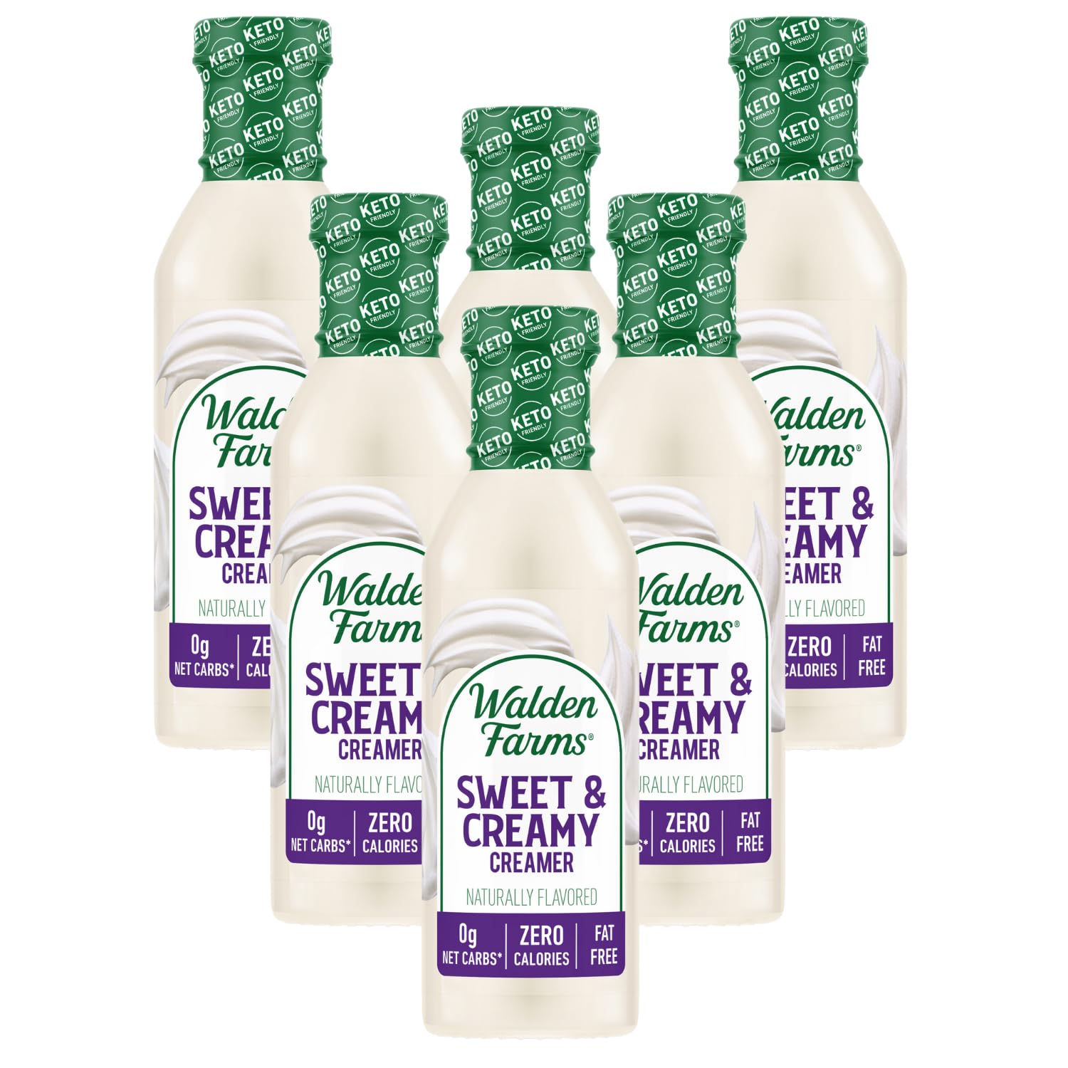 Walden Farms Sweet Cream Coffee Creamer - Organic, Non-Dairy - 0g Net Carbs