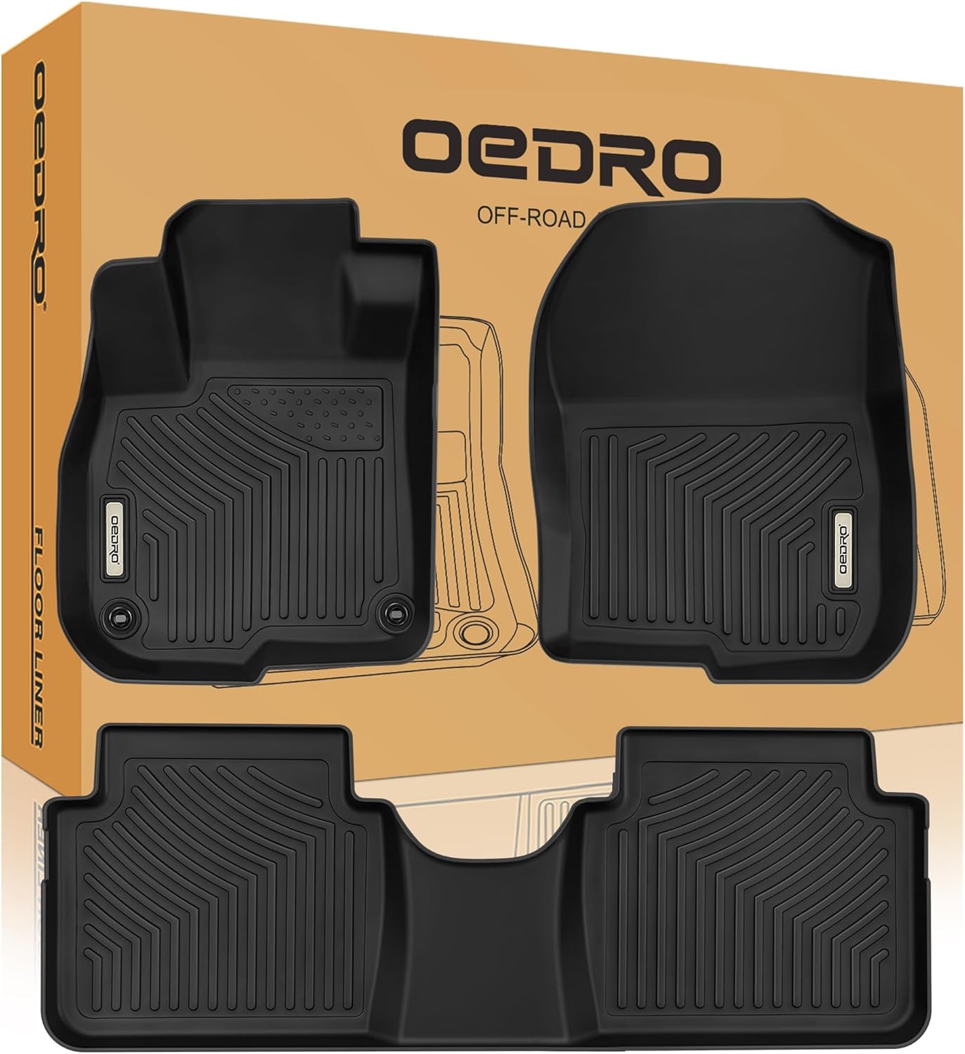 OEDRO Floor Mats for Honda CR-V 2017-2022: All Weather Protection