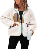 ReachMe Womens Sherpa Jacket: Cozy Fleece for Winter Style