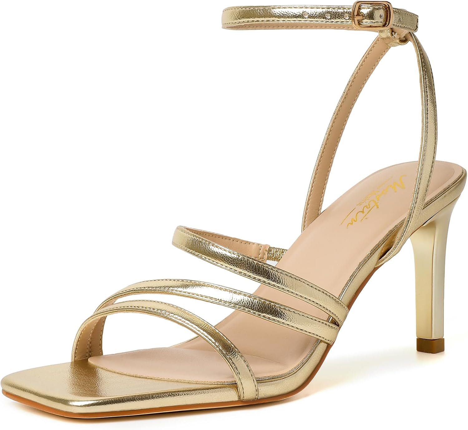 Mostrin Womens Sandals Strappy Heels for Elegant Occasions