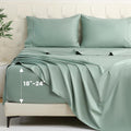 Bedlifes King Sheet Set Extra Deep Pocket 18-24 in - Luxury Sateen