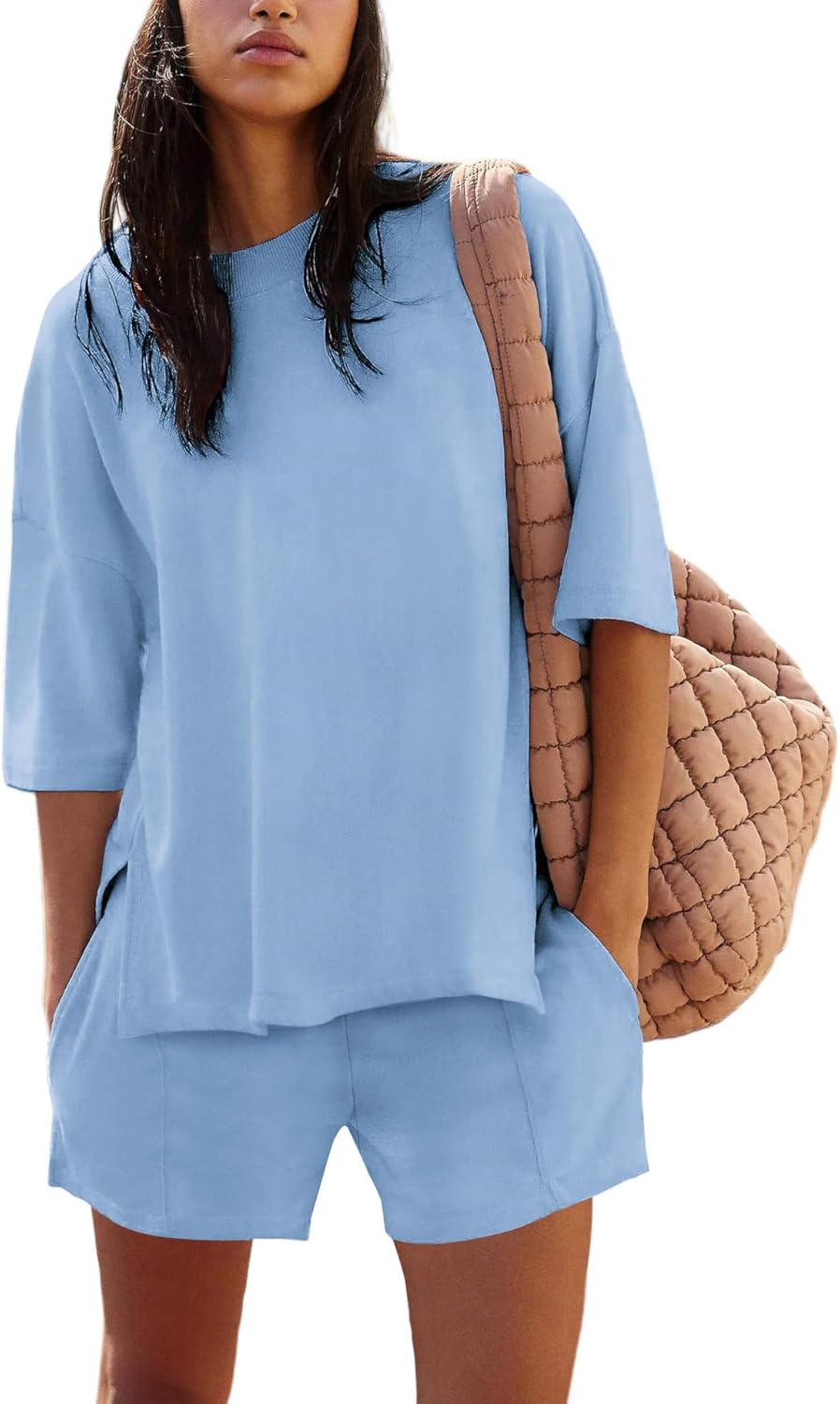 Womens Shorts Sets 2 Piece Outfits Summer 2025 for Comfort