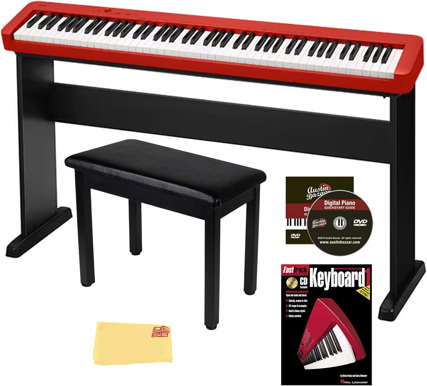 Casio CDP-S160 88-Key Compact Digital Piano with Accessories