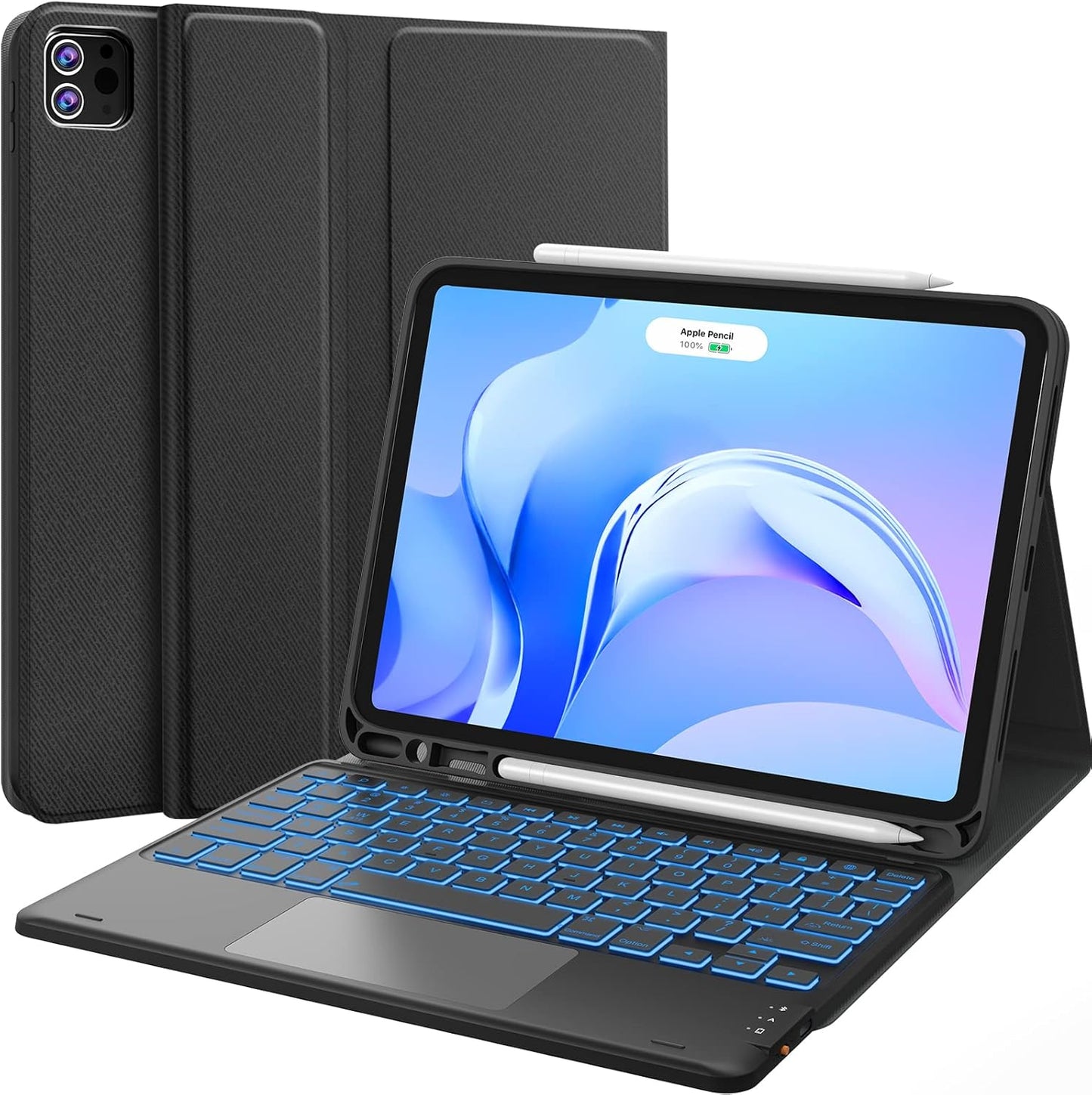 CHESONA iPad Air 11 Inch Case with Keyboard and Trackpad