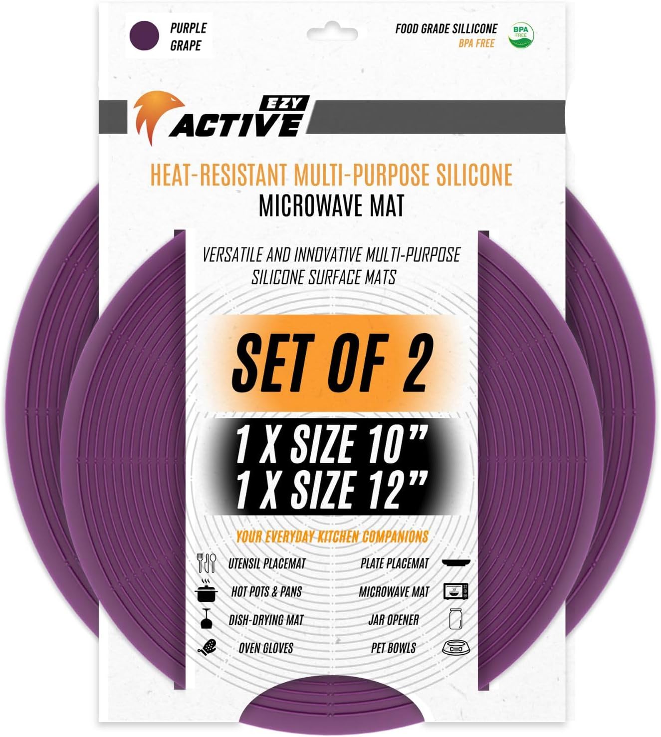 Multipurpose Silicone Mats Set - EZY ACTIVE