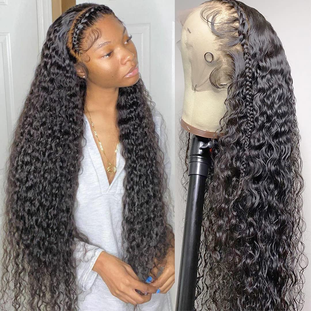 28 Inch Lace Front Wig Human Hair for Women with Natural Baby Hair
