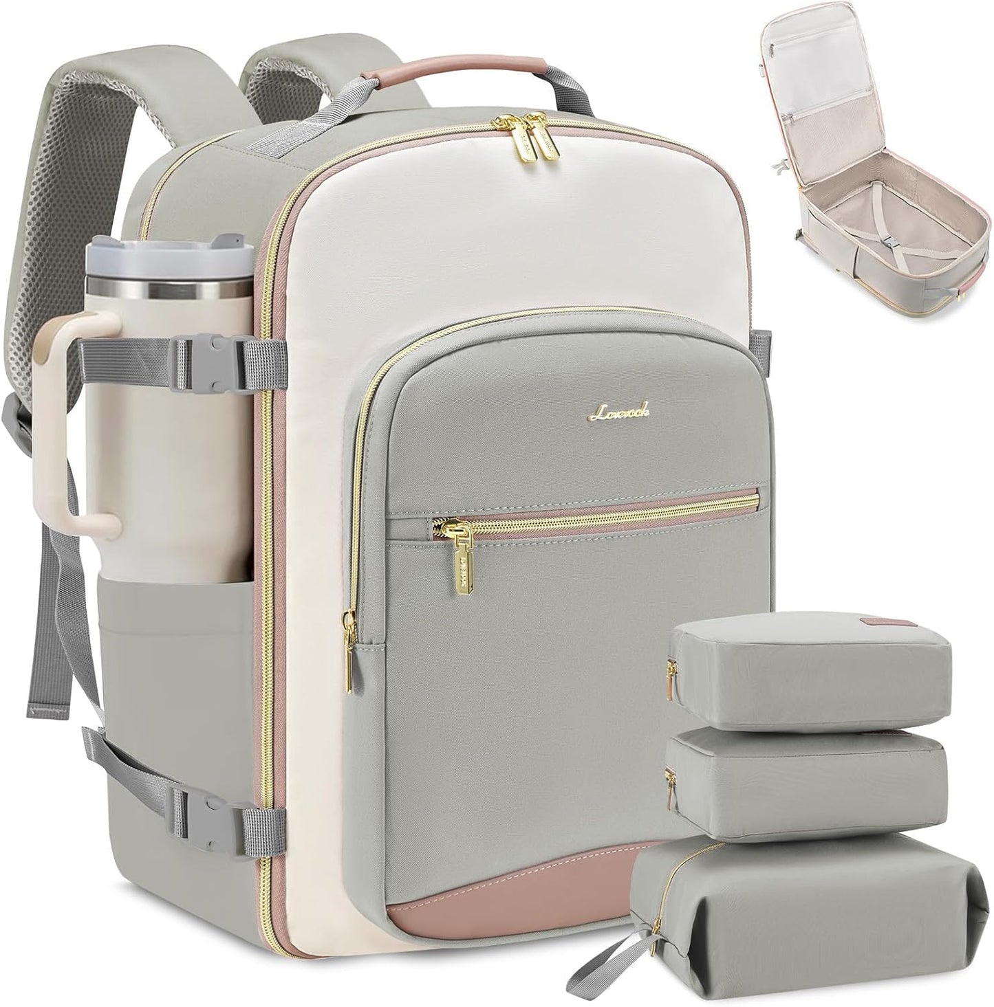 LOVEVOOK 40L Travel Backpack for Women & Men - Versatile Carry On