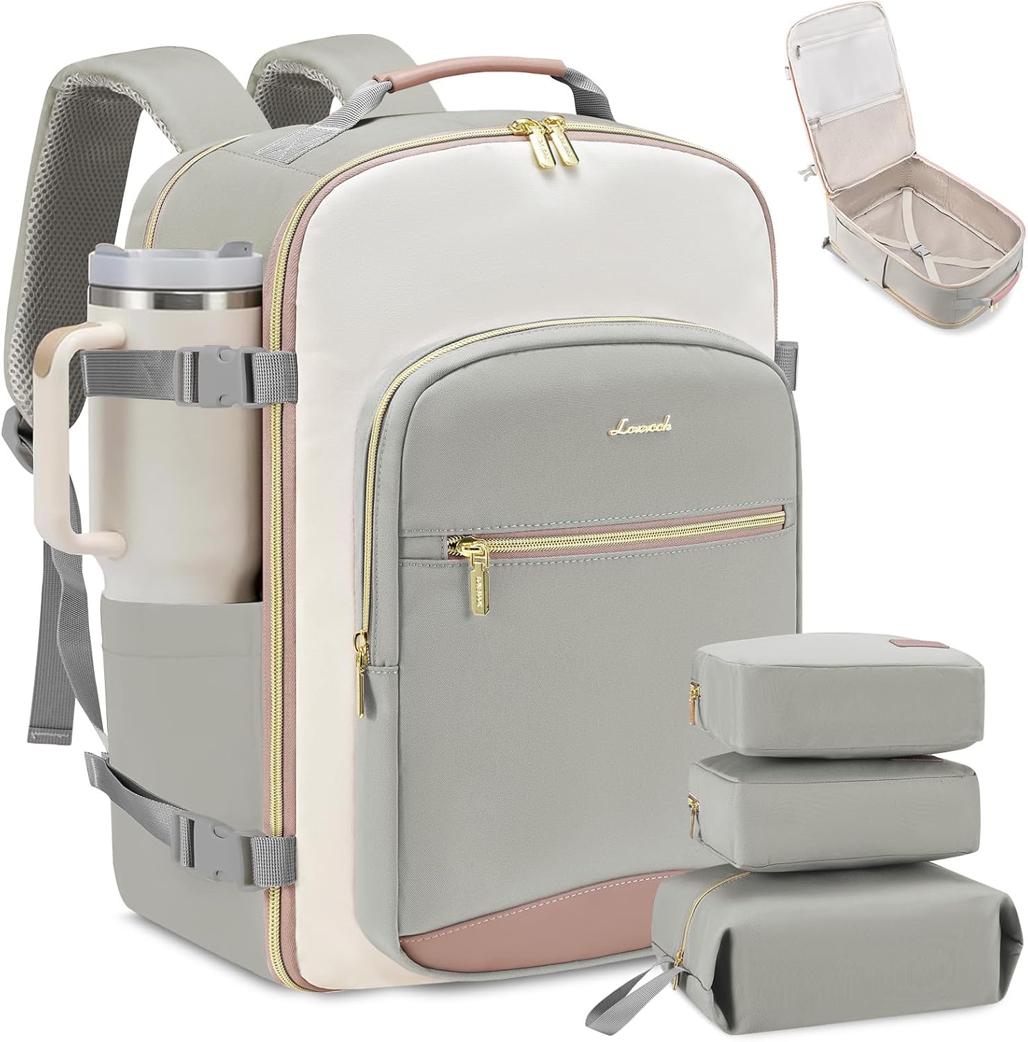 LOVEVOOK 40L Travel Backpack for Women & Men - Versatile Carry On