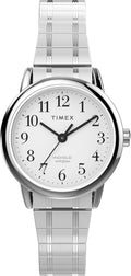 Timex Women's Easy Reader Watch - Clear Dial, Everyday Wear