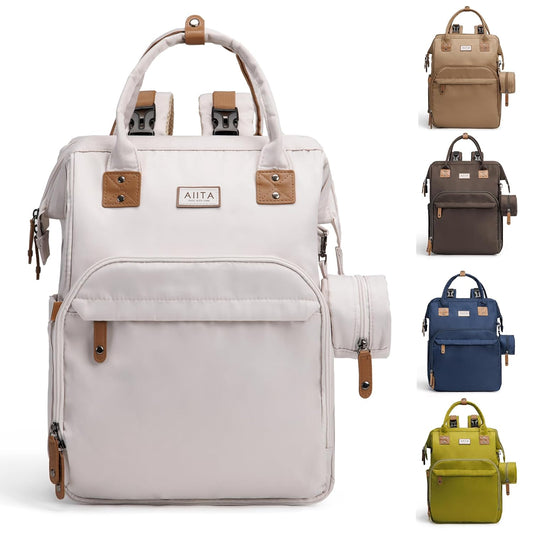 Stylish Diaper Backpack with Changing Station