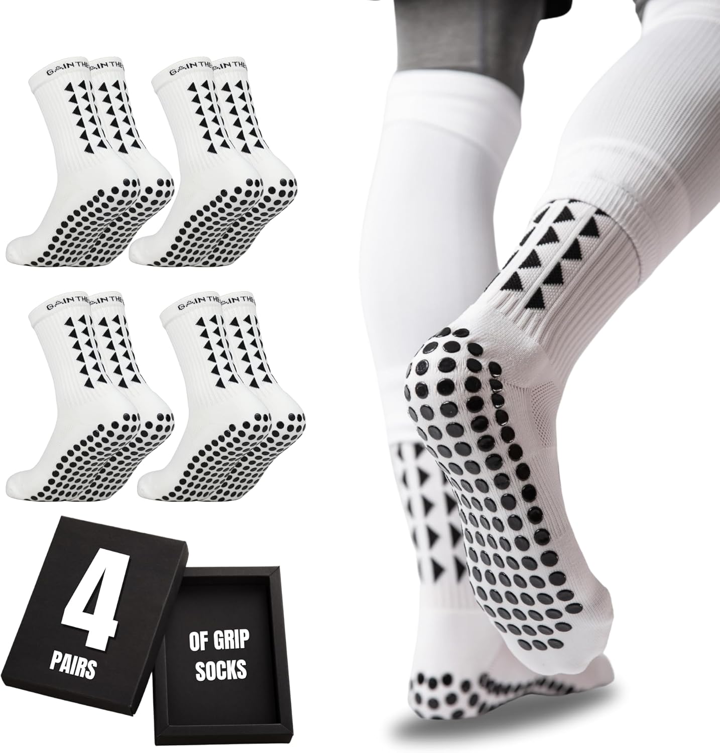 Gain The Edge Soccer Grip Socks - Ultimate Performance Gear