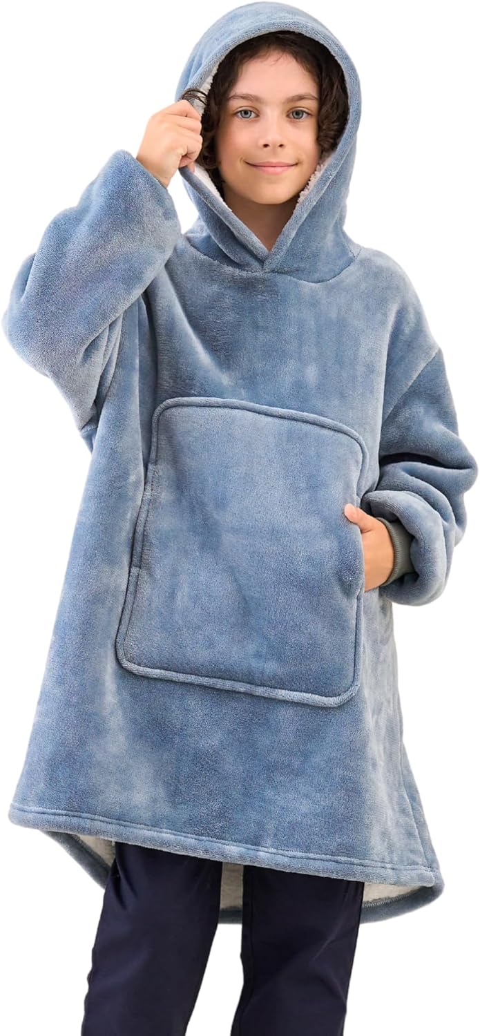 Game Controller Wearable Blanket Hoodie for Boys - Cozy Comfort