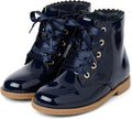 Gymboree Girls Faux Leather Ankle Booties - Patent Shine
