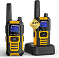 Radioddity HD-1 Waterproof Floating Heavy Duty Walkie Talkies - Long