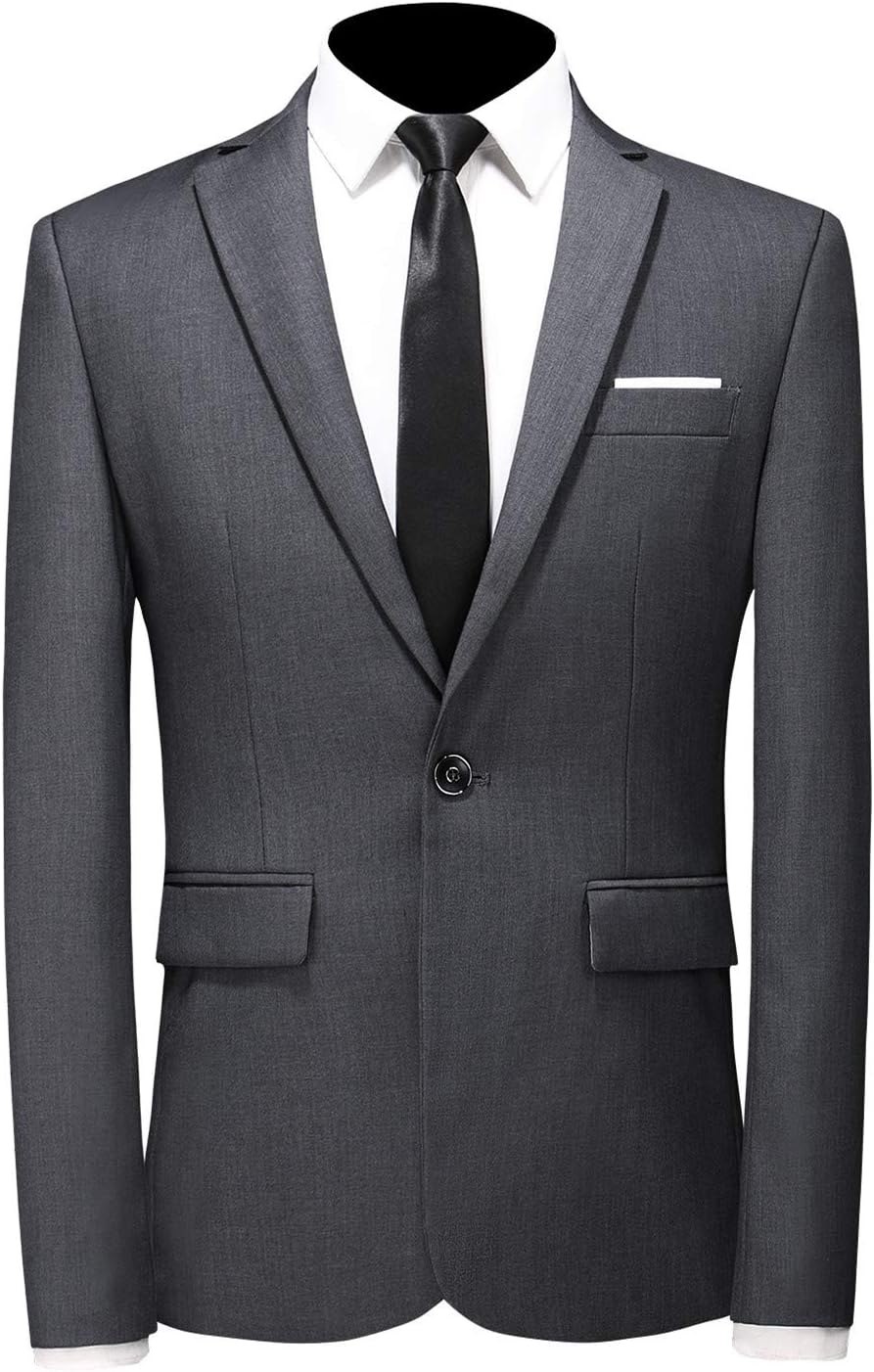 Mens Blazer Slim Fit Sport Coats for Business and Parties