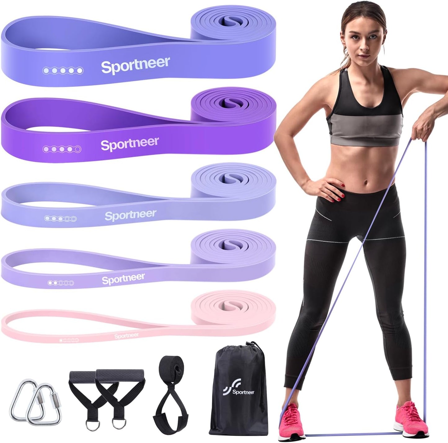 Sportneer Resistance Bands for Working Out: Versatile Exercise Set